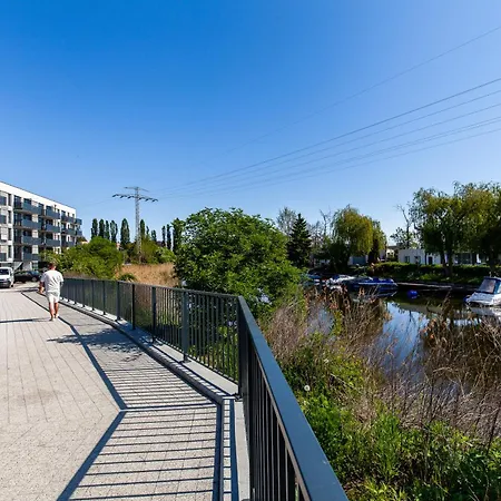 Gdanski Mostek 2 Z Widokiem Na Rzeke Apartamento